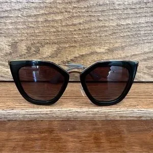 PRADA black and gold sunglasses SRP 53s Prada | Accessories | Prada Black And Gold Sunglasses Srp  main image 3
